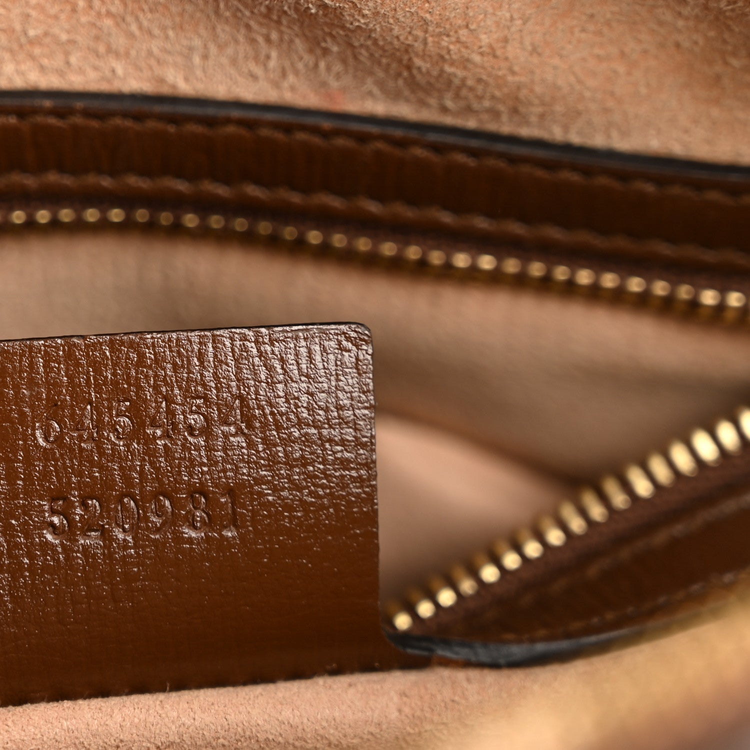 Gucci GG Supreme Monogram Small Horsebit 1955 Shoulder Bag Beige Brown Sugar