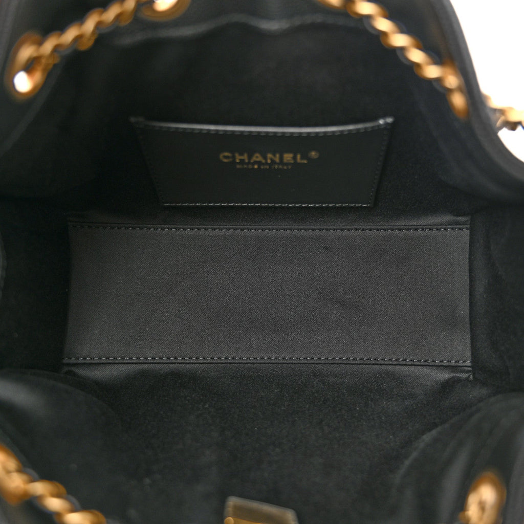 Chanel Caviar Quilted Mini Chanel 25 Handbag Black