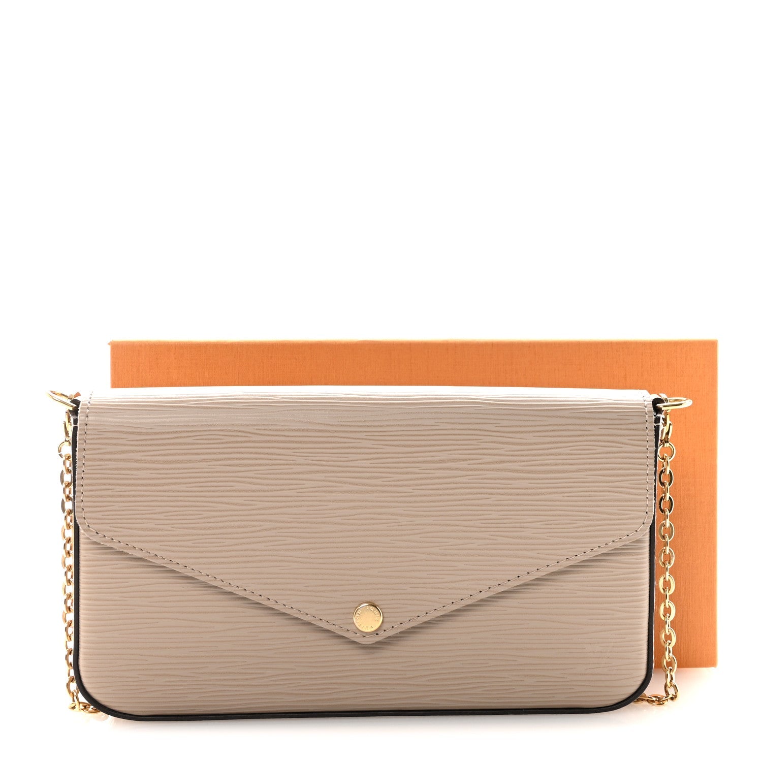 Louis Vuitton Epi Felicie Pochette Chain Wallet Galet