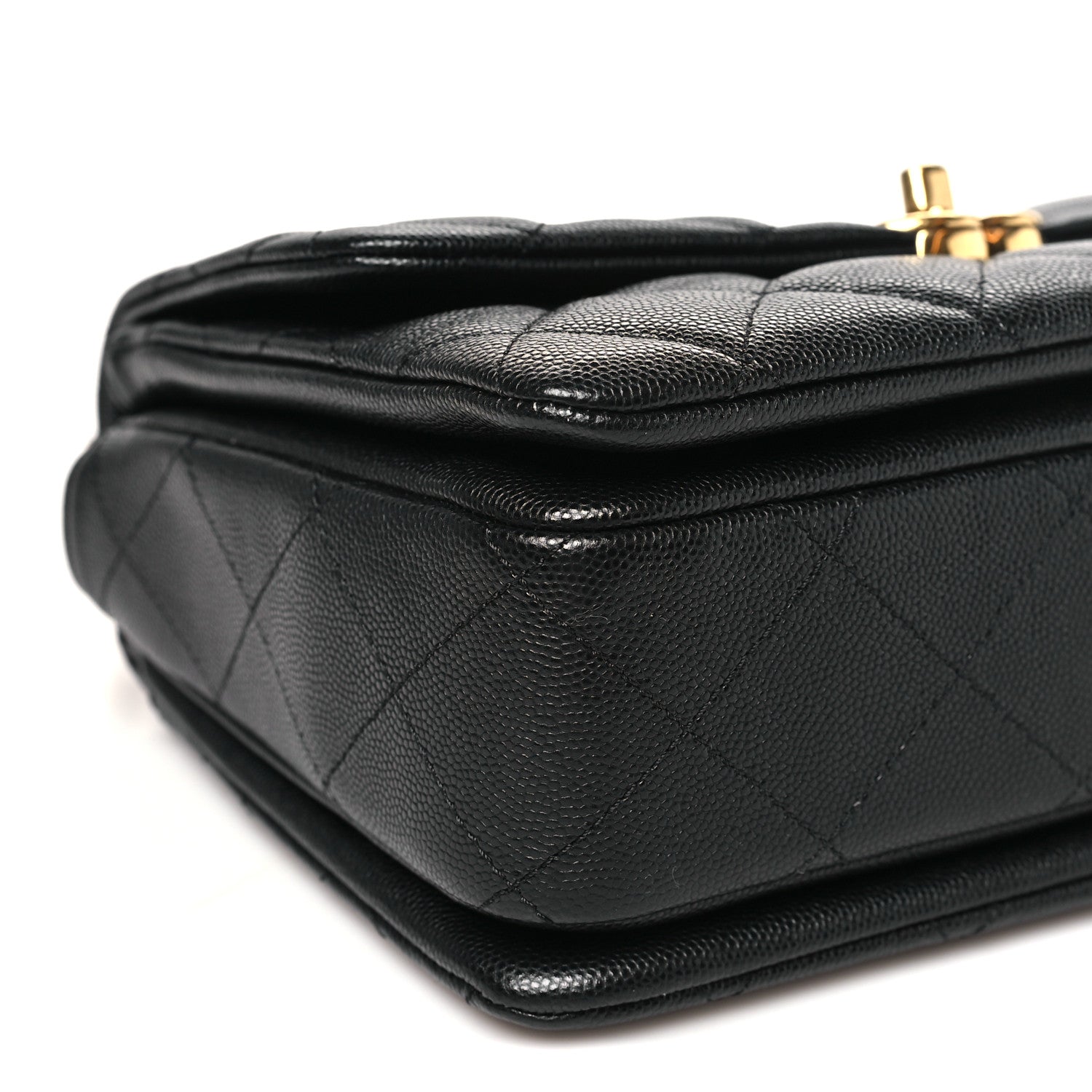 Chanel Caviar Quilted Coco First Flap Black