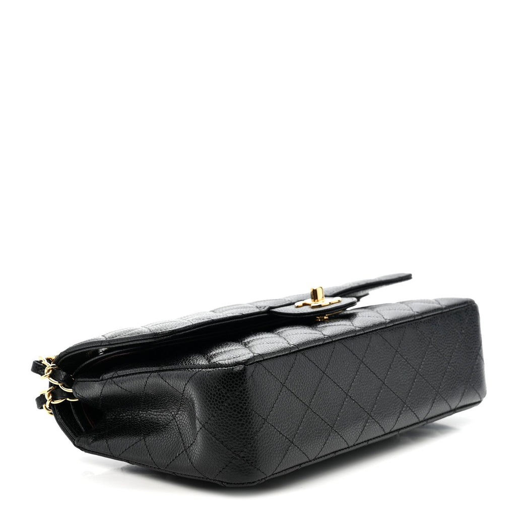 Chanel Caviar Quilted Medium Double Flap Black