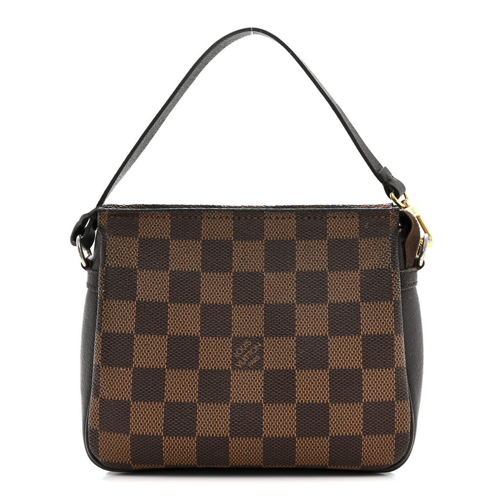 Louis Vuitton Damier Ebene Trousse Make Up Bag Pochette