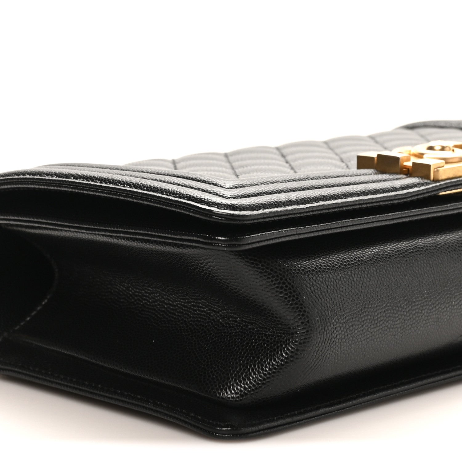 Chanel Caviar Quilted Medium Boy Flap Black
