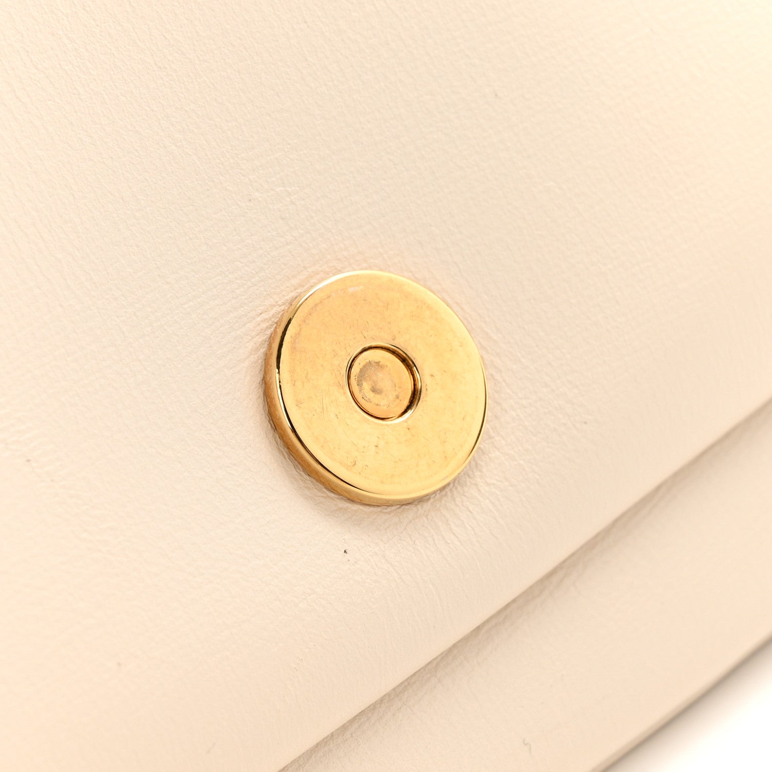 Gucci Calfskin Small Arli Flap Shoulder Bag Mystic White