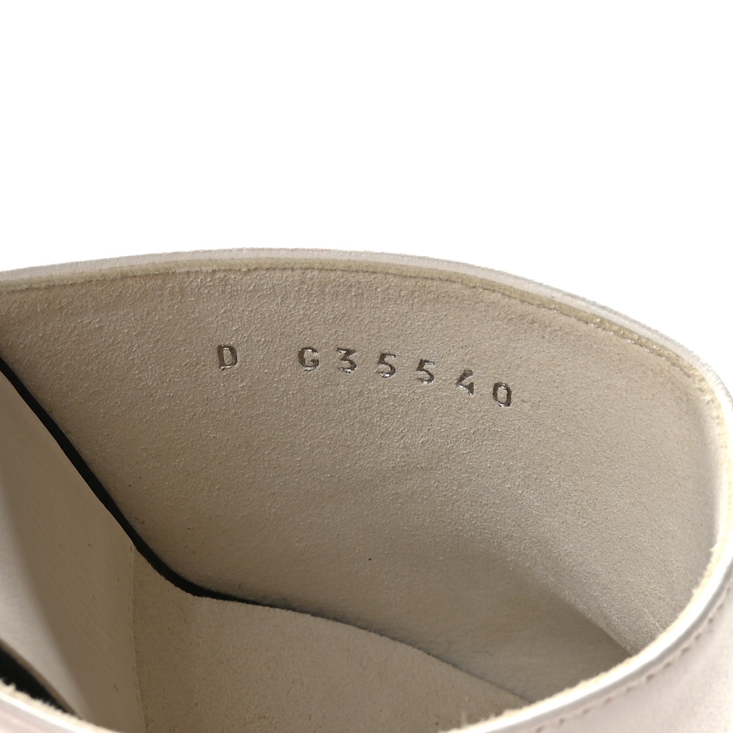 Lambskin Grosgrain Cap Toe Pearl Mule 38 Beige Black