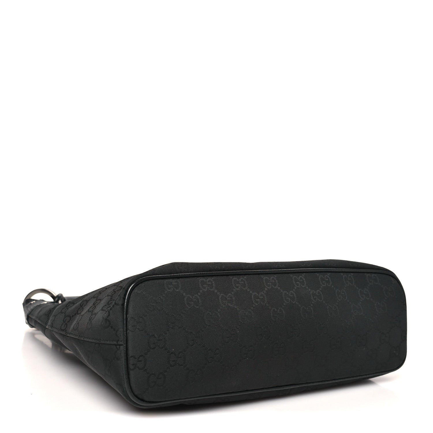 Gucci Nylon Monogram Small Hobo Black