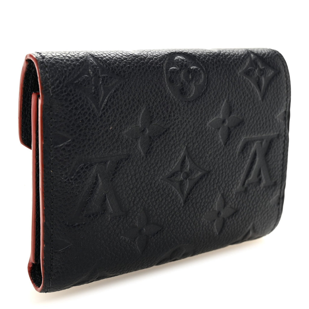Louis Vuitton Empreinte Victorine Wallet Marine Rouge