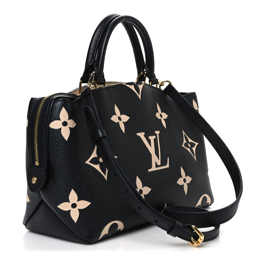 Louis Vuitton Empreinte Monogram Giant Petit Palais Black Beige