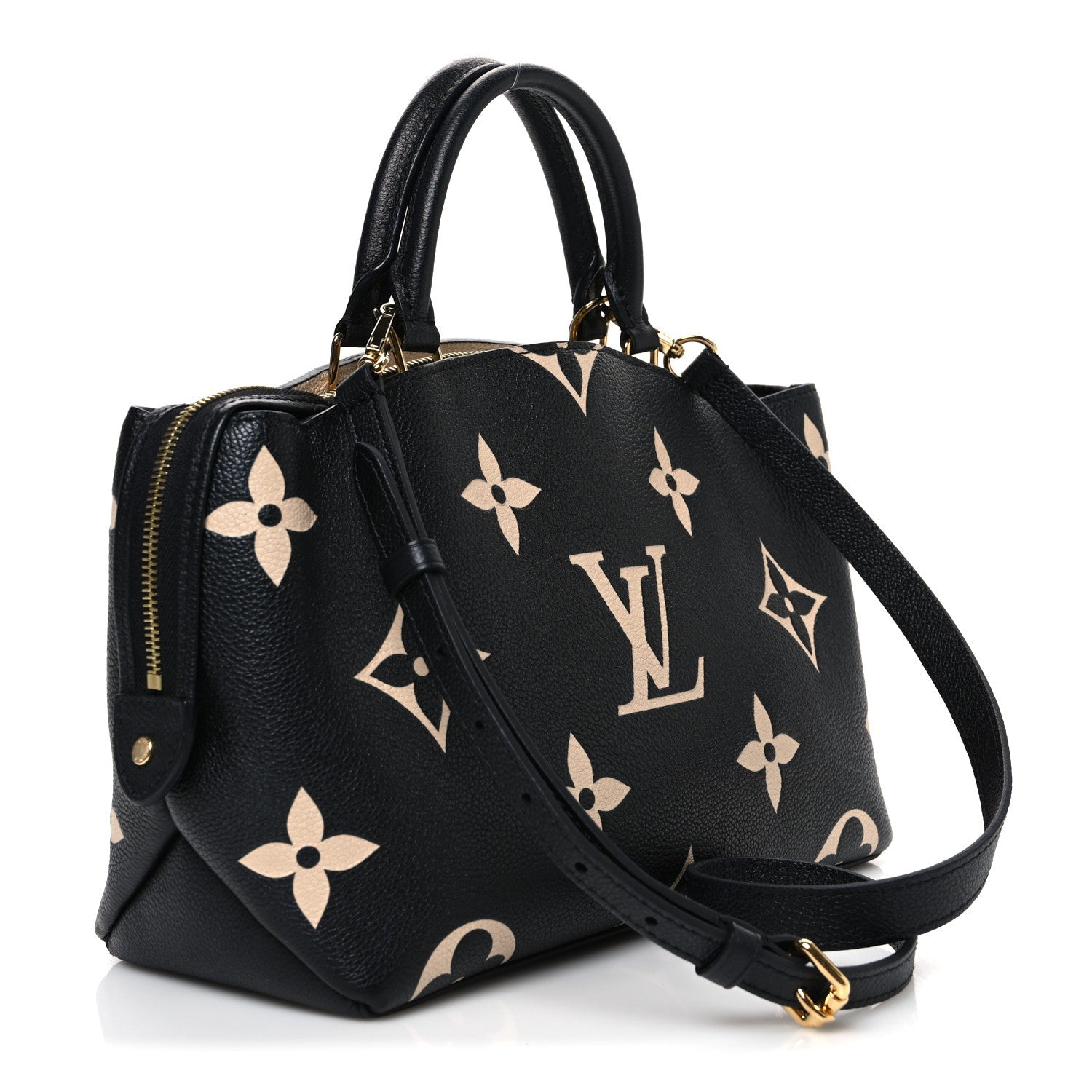 Louis Vuitton Empreinte Monogram Giant Petit Palais Black Beige