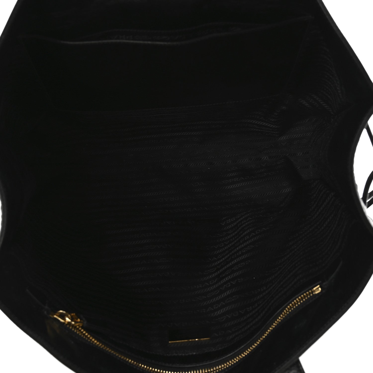 Prada Soft Lux Large Shopping Tote Black
