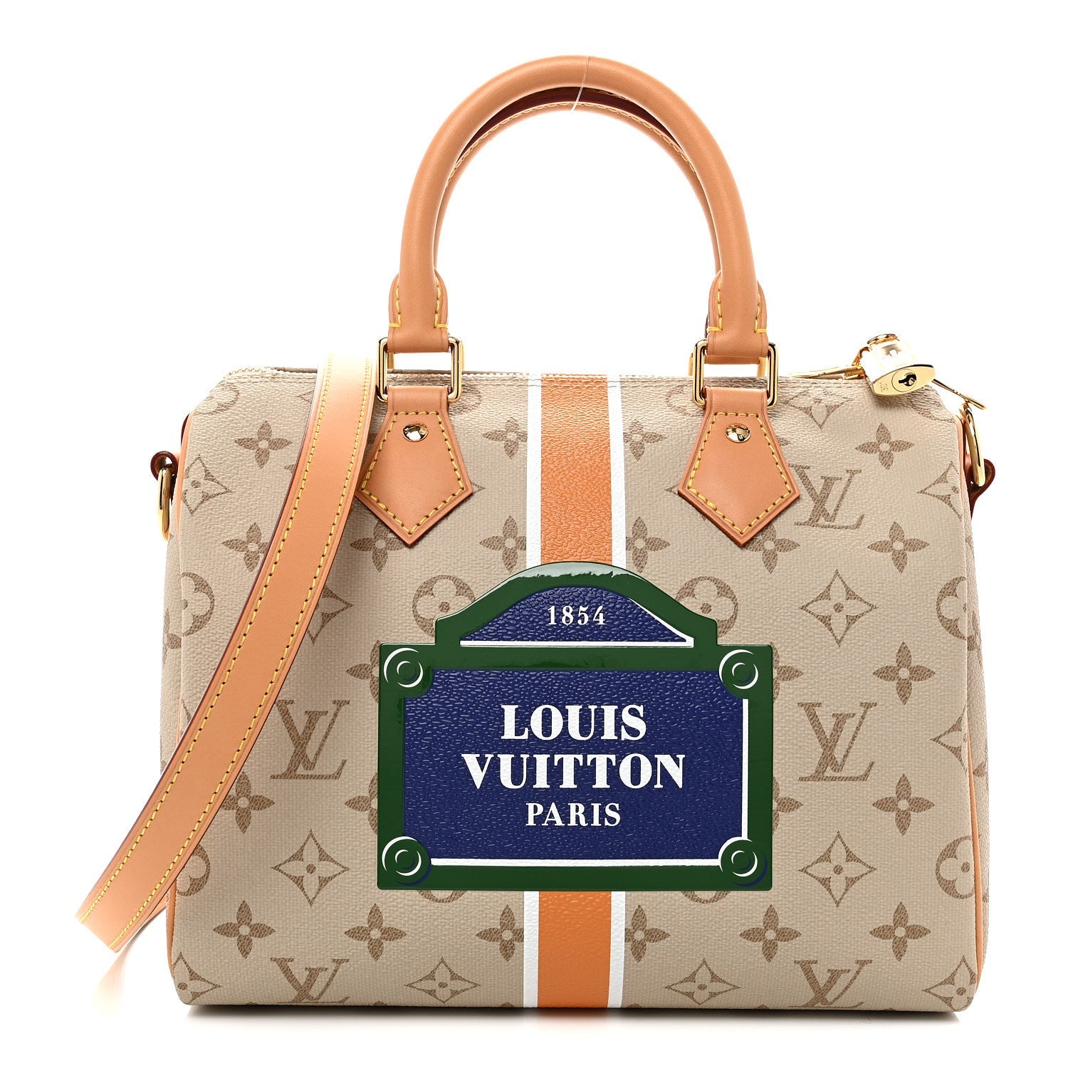 Louis Vuitton Monopaname Speedy Bandouliere 25 Beige Ocher