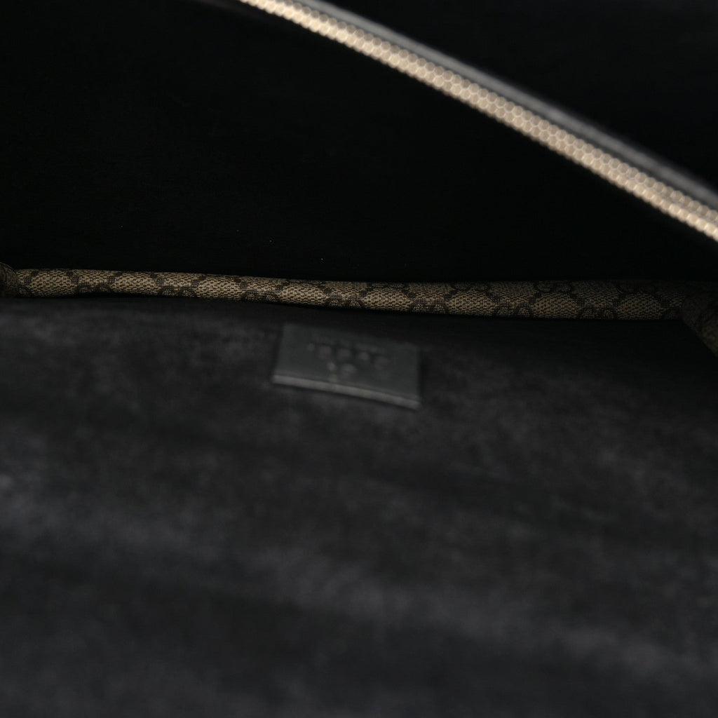 Gucci GG Supreme Monogram Medium Dionysus Shoulder Bag Black