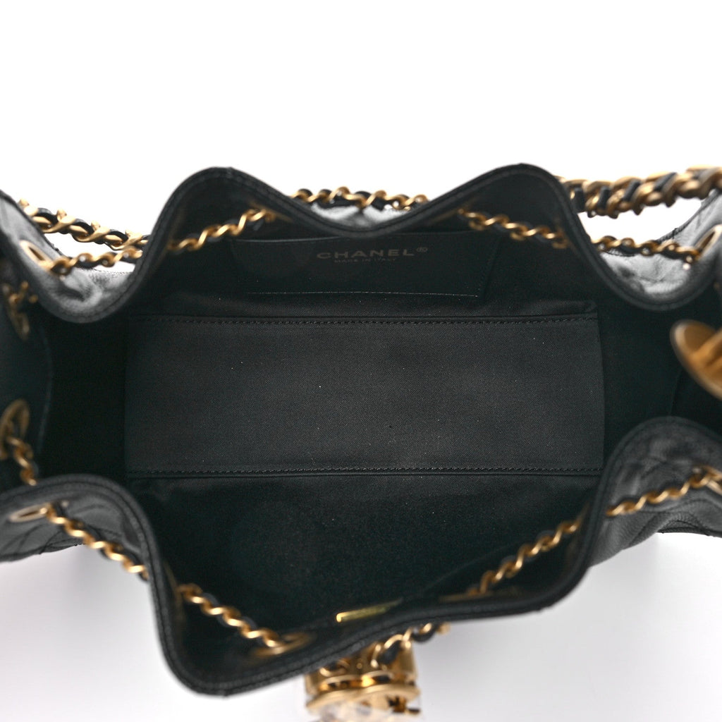 Chanel Caviar Quilted Mini Chanel 25 Handbag Black