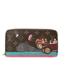 Louis Vuitton Monogram 2015 Christmas Animation Zippy Wallet Hibiscus