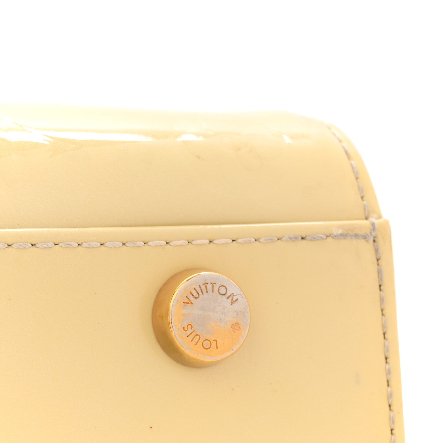 Louis Vuitton Vernis Brea MM Blanc Corail