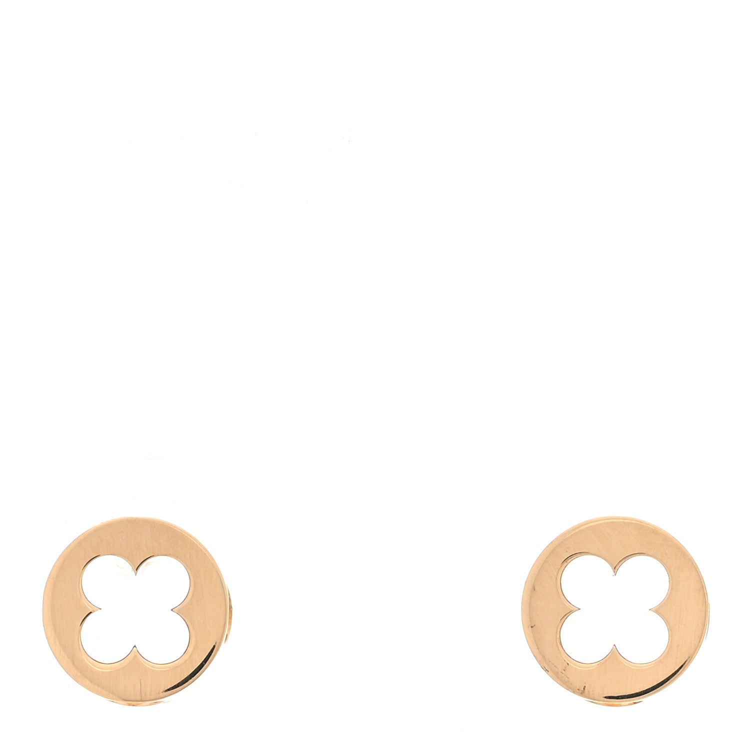 Louis Vuitton 18K Yellow Gold Empreinte Ear Studs Earrings