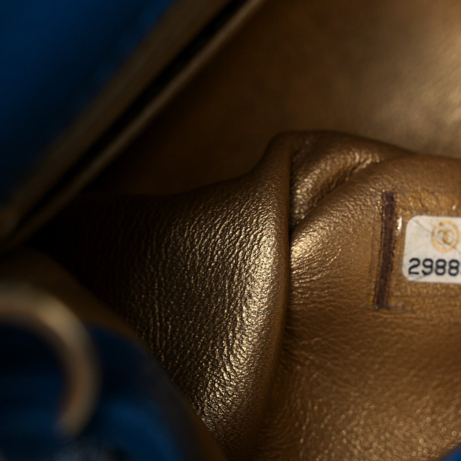 Chanel Lambskin Quilted Mini Pearl Crush Flap Blue