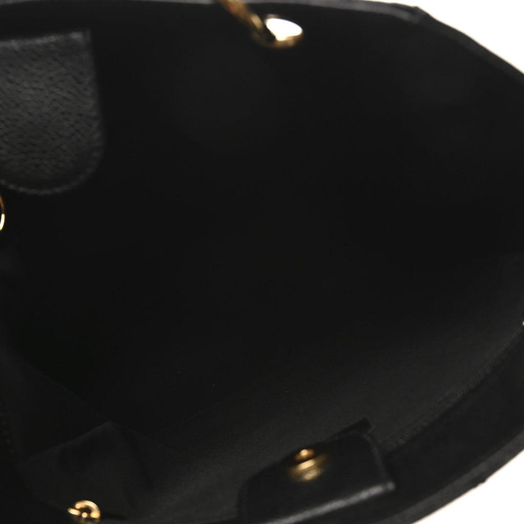Chanel Caviar Quilted Petit Shopping Tote PST Black