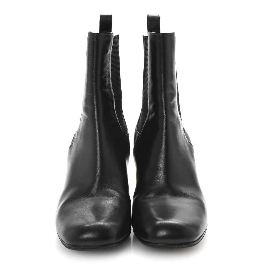 Gucci Nappa Charlotte Ankle Boots 37 Black