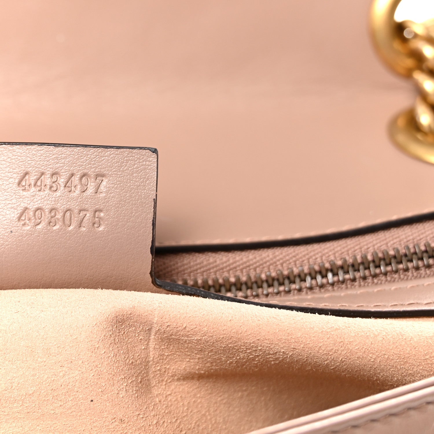 Gucci Calfskin Matelasse Small GG Marmont Shoulder Bag Porcelain Rose