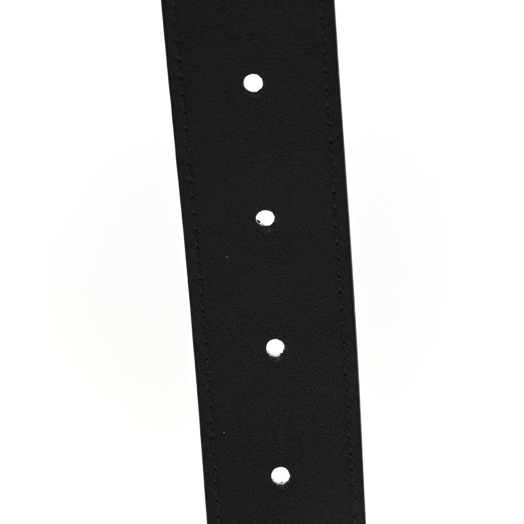 Gucci Calfskin Double G 30mm Belt 75 30 Black