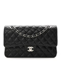 Chanel Caviar Quilted Medium Double Flap Black