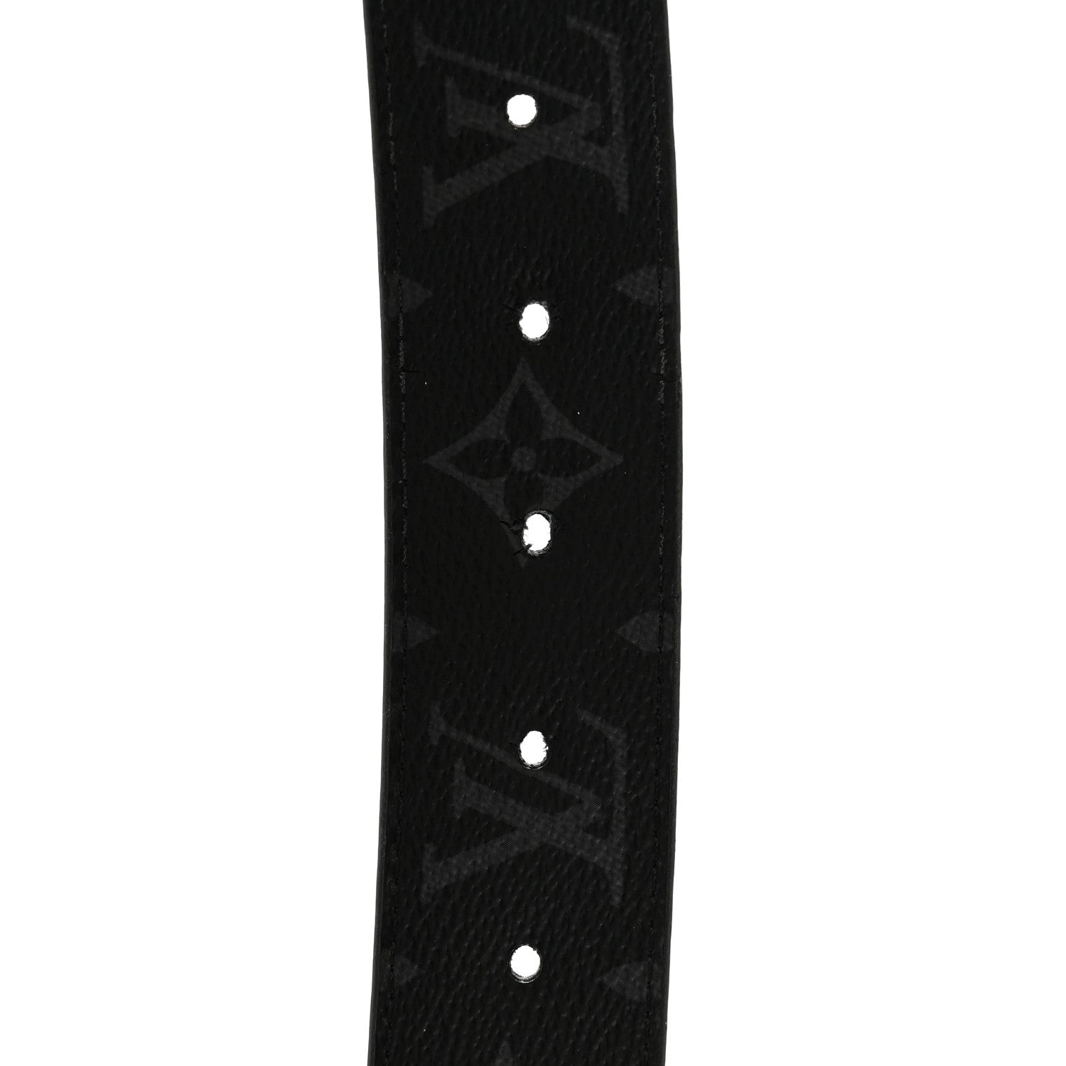 Louis Vuitton Calfskin Monogram Eclipse 35mm LV Initiales Reversible 100 40 Belt