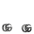 Gucci Sterling Silver Torchon Double G Earrings
