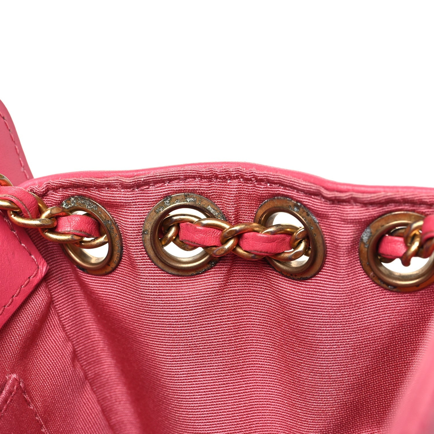 Chanel Calfskin Quilted Small CC Chain Accordion Tote Pink