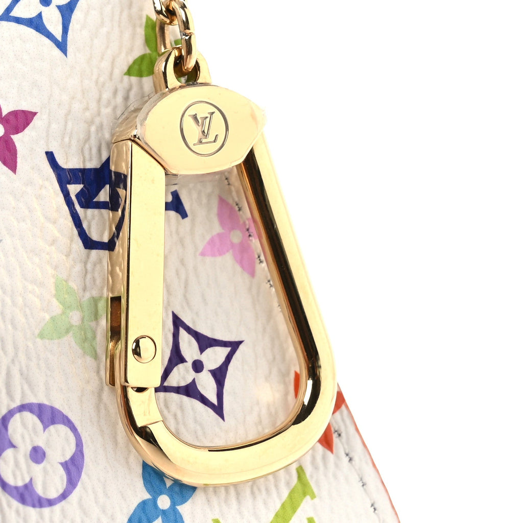 Louis Vuitton LV X TM Monogram Multicolor Key Pouch White