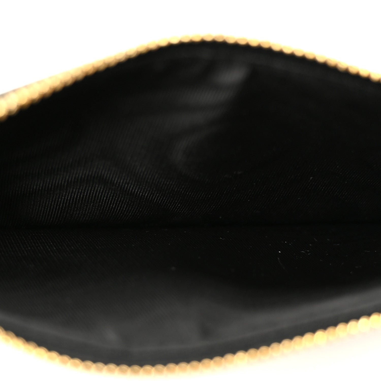 Christian Dior Patent Cannage Lady Dior Pouch Black
