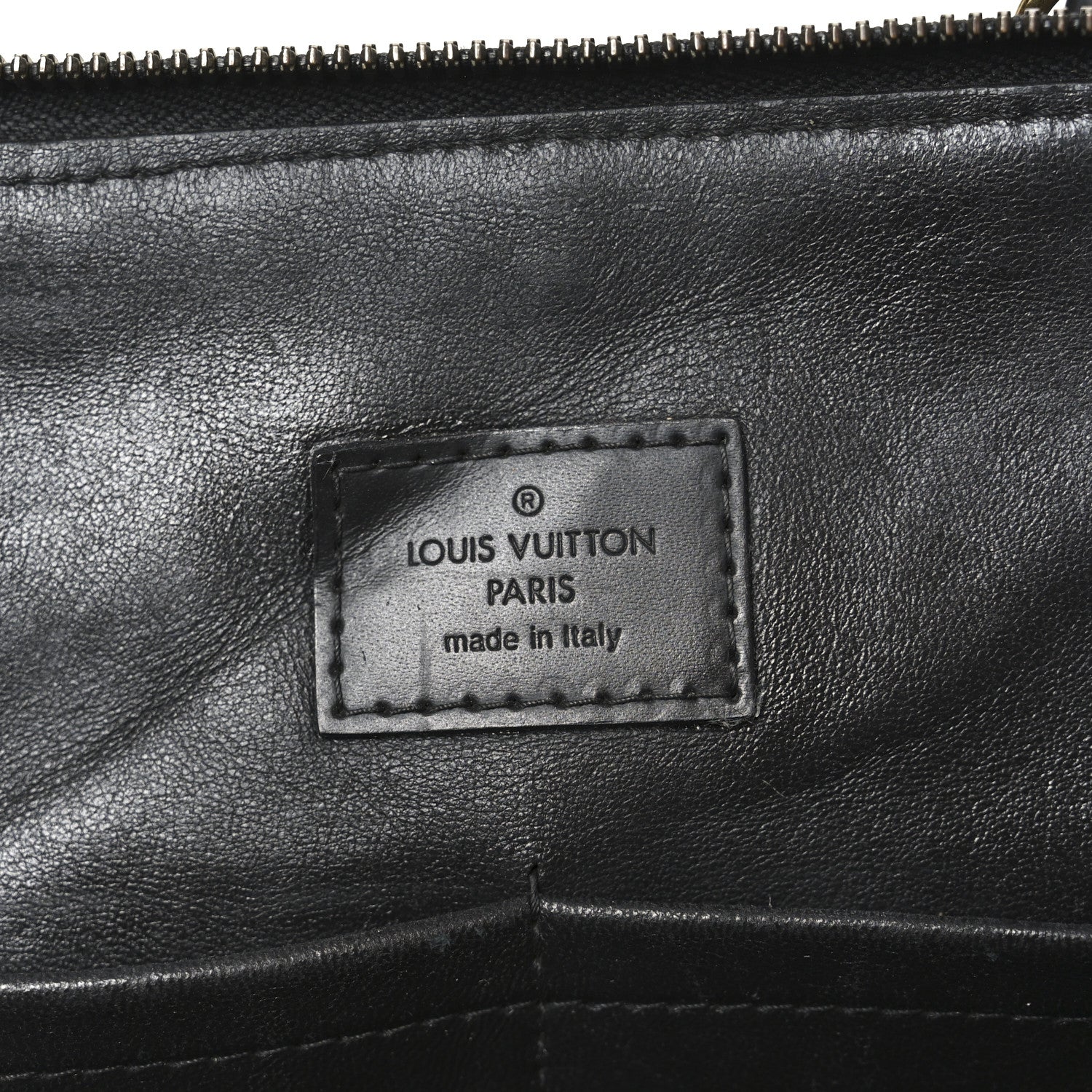 Louis Vuitton Lambskin Malletage Alma PM Black