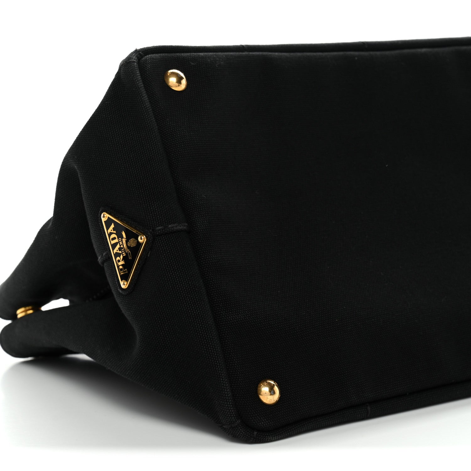 Prada Canapa Logo Tote Black