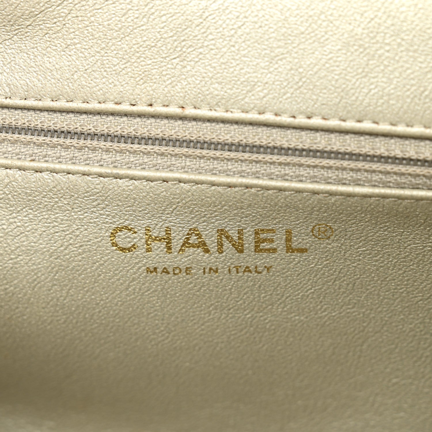 Chanel Metallic Calfskin Quilted Timeless Clutch Gold