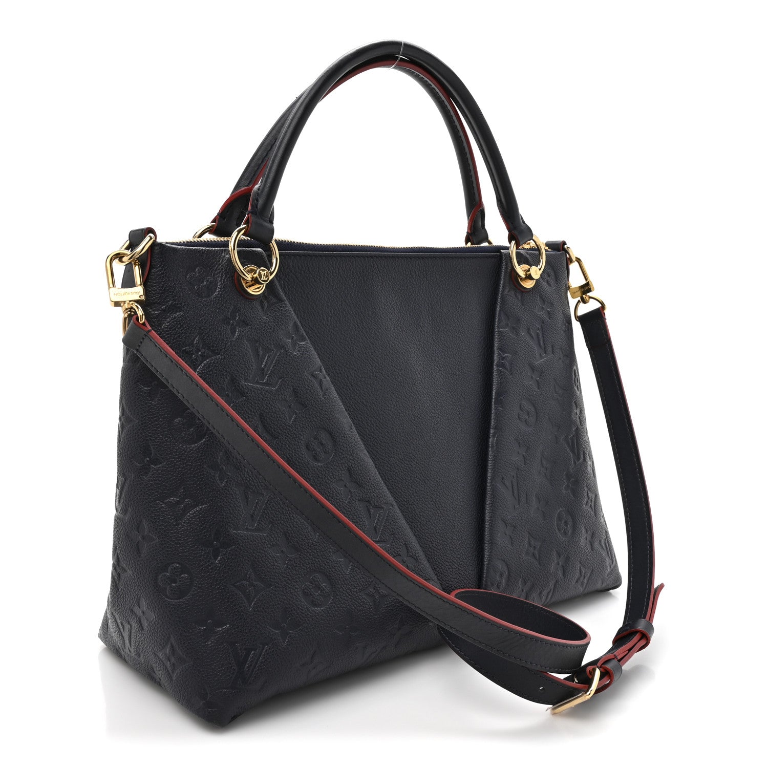 Louis Vuitton Empreinte V Tote MM Marine Rouge