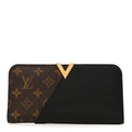 Louis Vuitton Monogram Calfskin Kimono Wallet Black