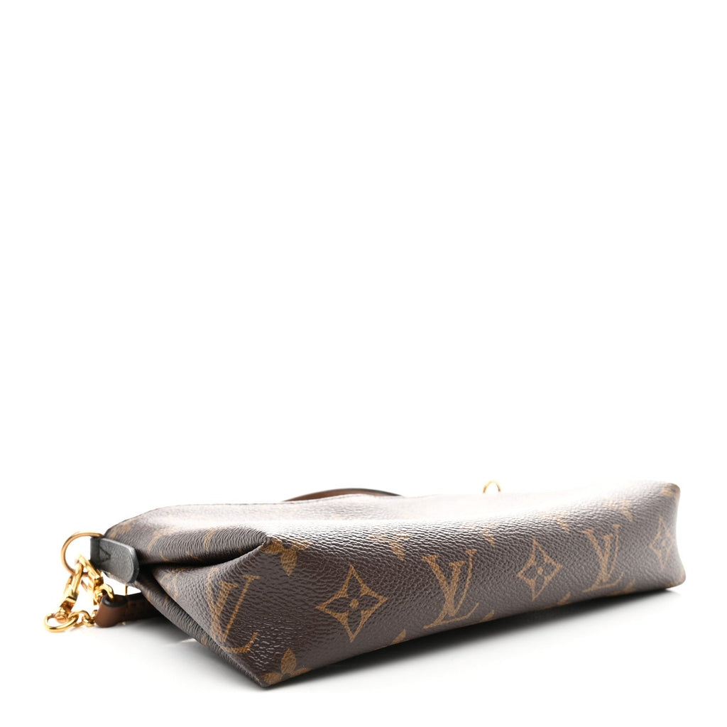 Louis Vuitton Monogram Pallas Clutch Black