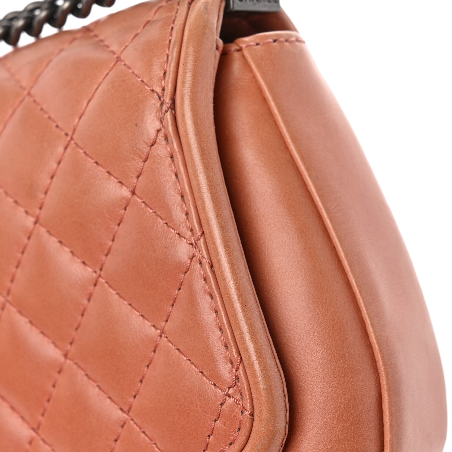Chanel Calfskin Quilted Small Prestige Top Handle Flap Pink
