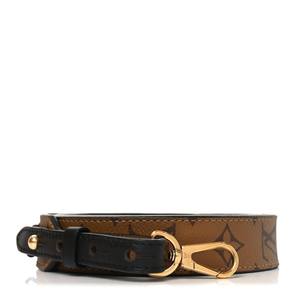 Louis Vuitton Reverse Monogram Bandouliere Shoulder Strap XL Black