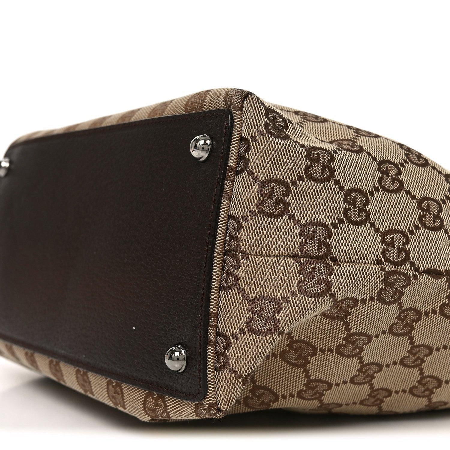 Gucci Monogram Large Eclipse Tote Brown