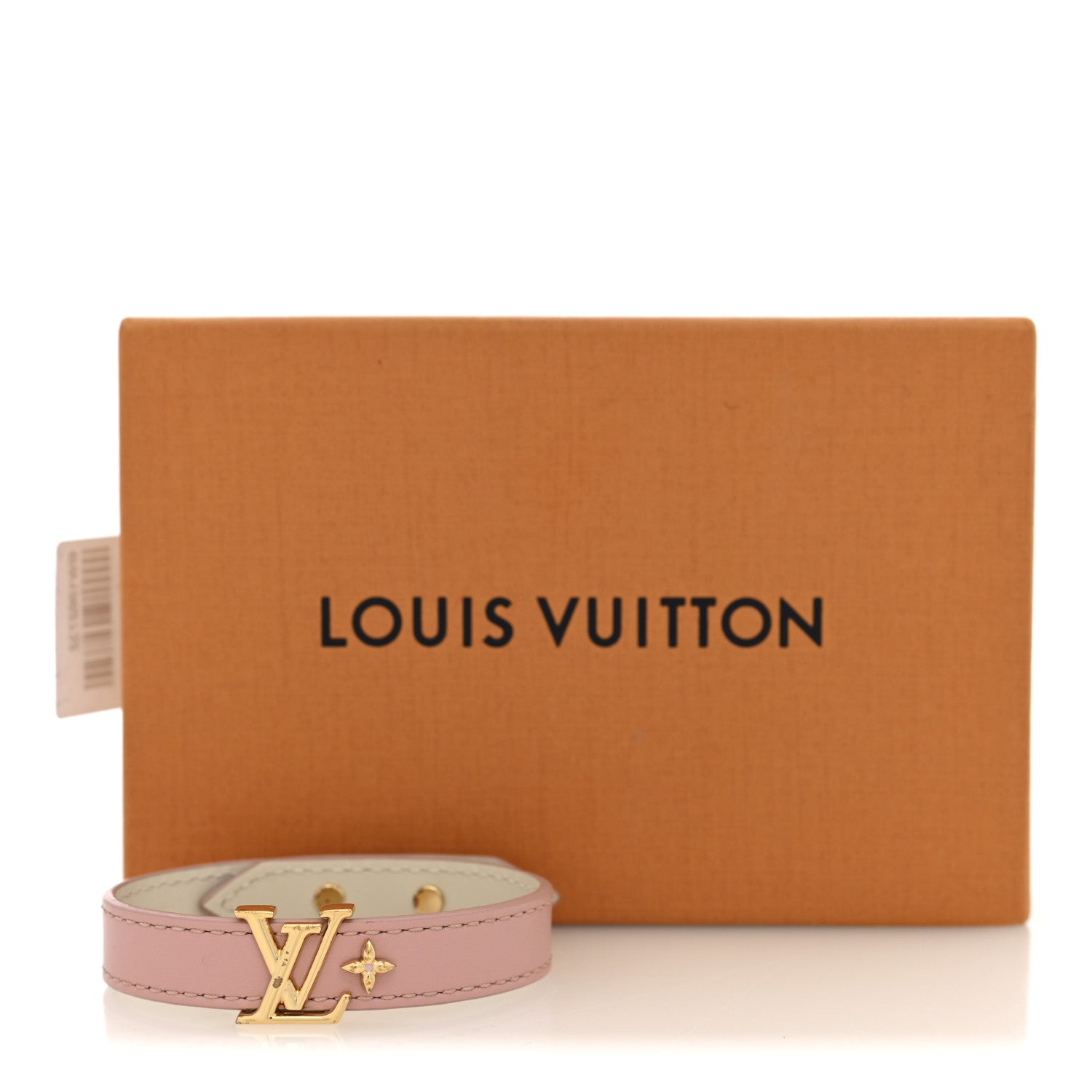 Louis Vuitton Calfskin Iconic Bracelet 17 Rose Poudre