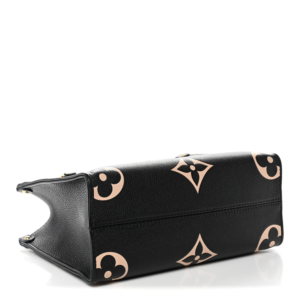 Louis Vuitton Empreinte Monogram Giant Onthego PM Black Beige