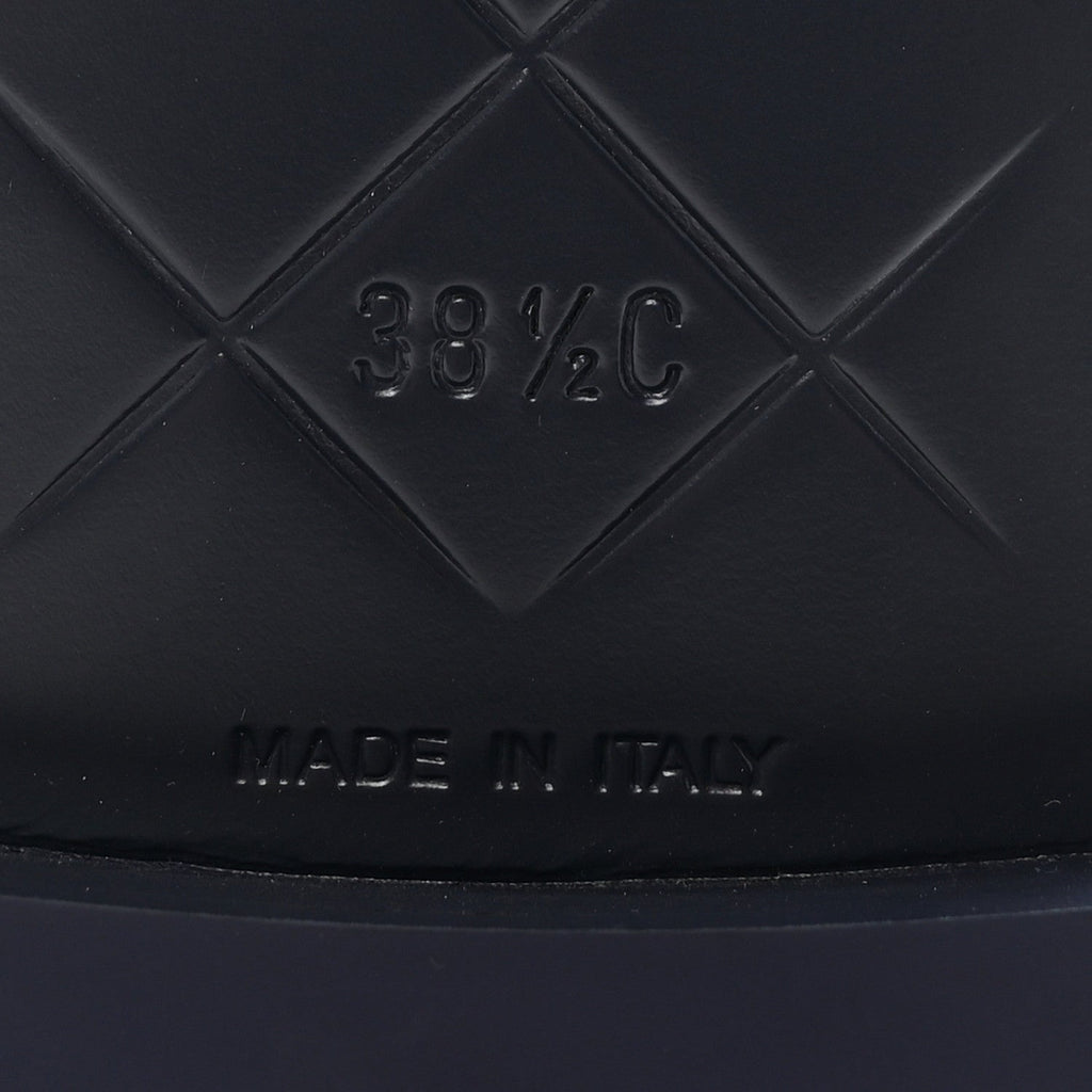 Lambskin Quilted CC Turnlock Loafers 38.5 Navy
