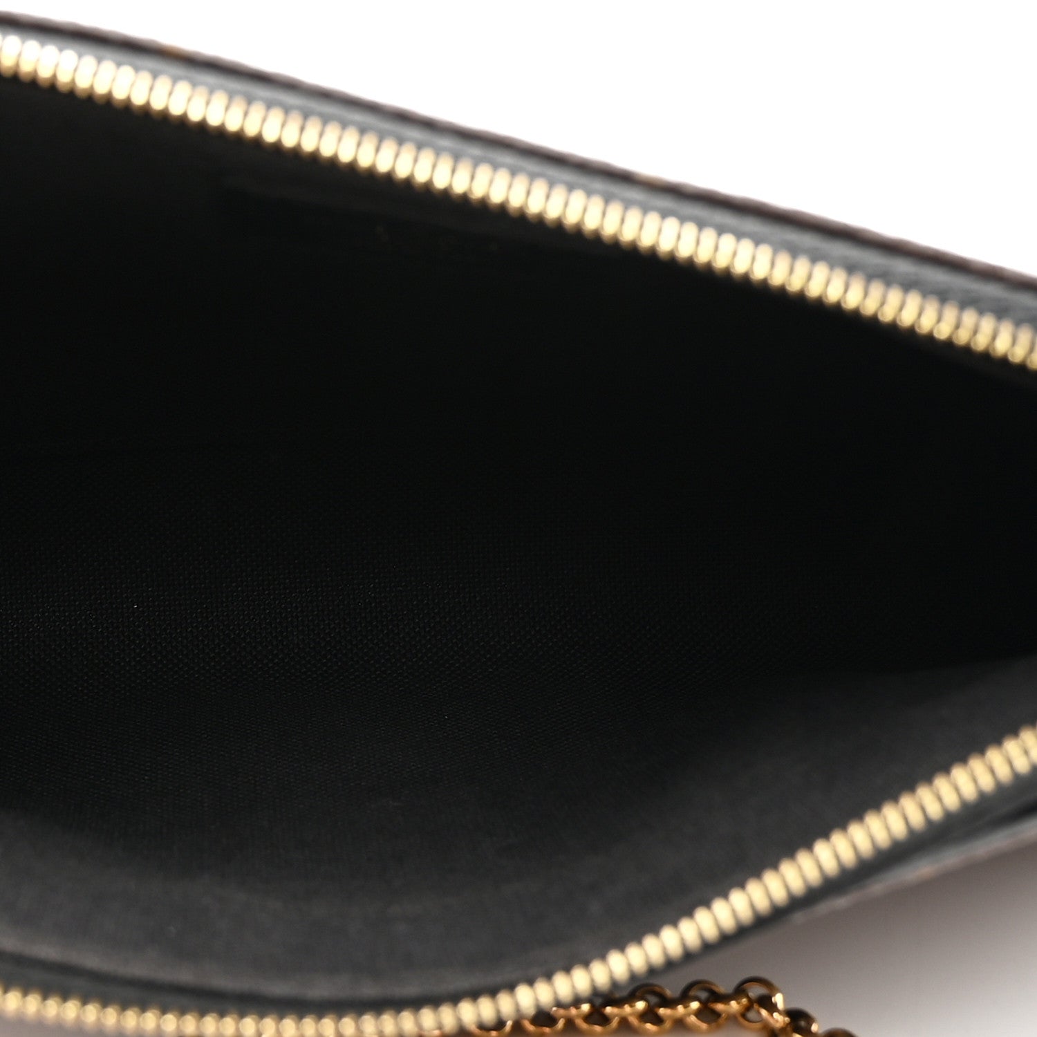Louis Vuitton Monogram Pallas Clutch Black