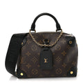 Louis Vuitton Monogram Petite Malle Souple Black
