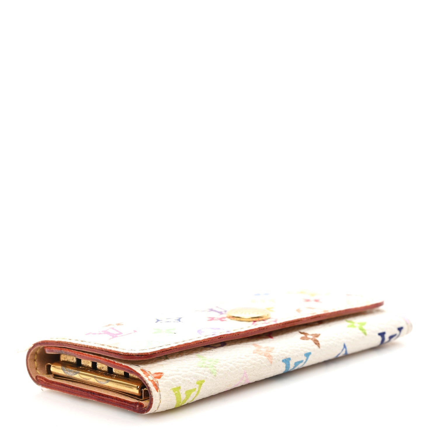 Louis Vuitton Monogram Multicolor Multicles 4 Key Holder White