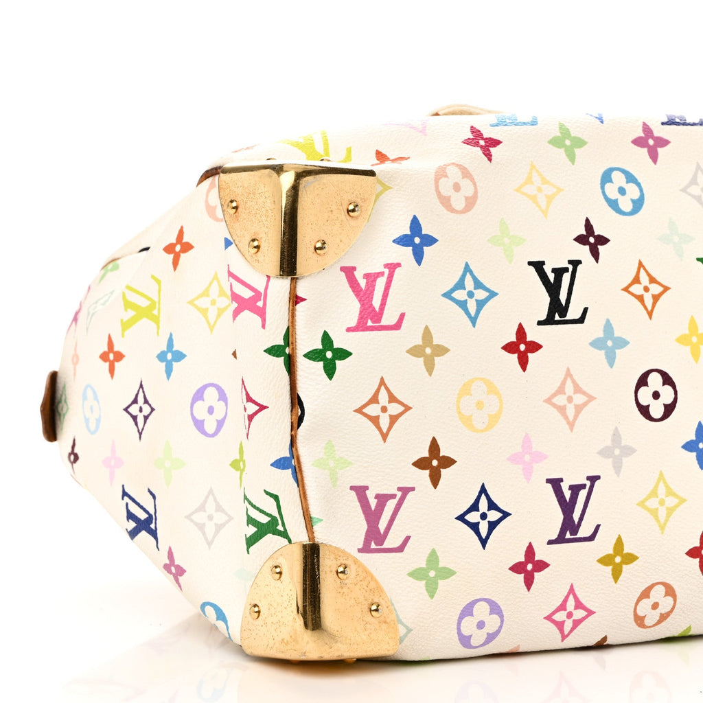 Louis Vuitton Monogram Multicolor Speedy 30 White