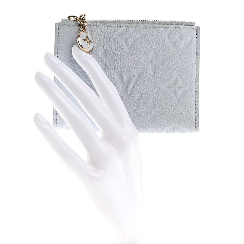Louis Vuitton Empreinte Monogram Flower Lisa Wallet Azur