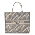 Christian Dior Oblique Large Book Tote Grey