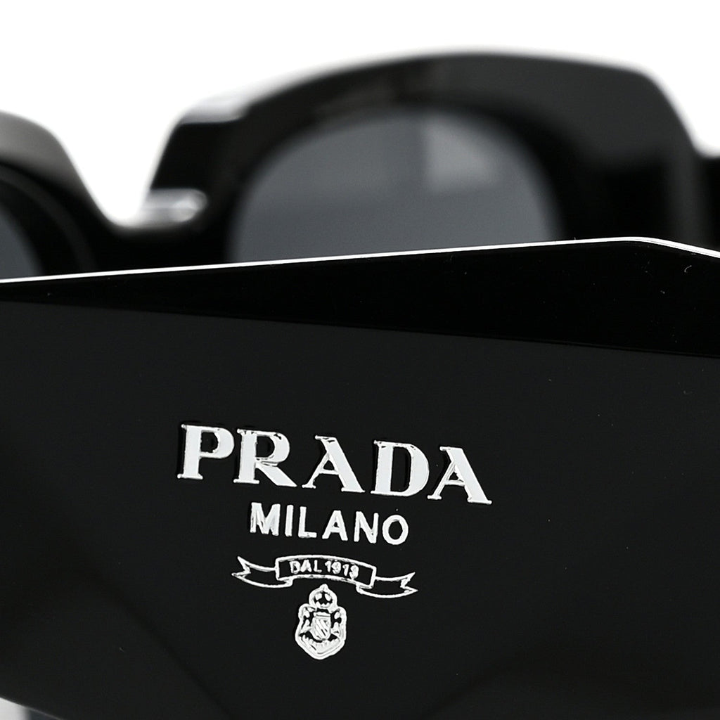 Prada Acetate Symbole Sunglasses SPR 17W Black